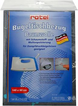 Preview: Rotel Professional Extra ***** Original Dampfbügeleisen GRÜN Edition inkl. Bügelbrettbezug mit Pusteblumenmuster